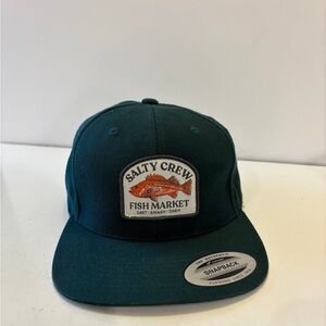 Salty Crew Green Snapback Hat